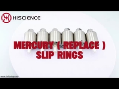 1 Circuitos 20A Anéis de deslizamento de mercúrio industrial com caixa de aço inoxidável